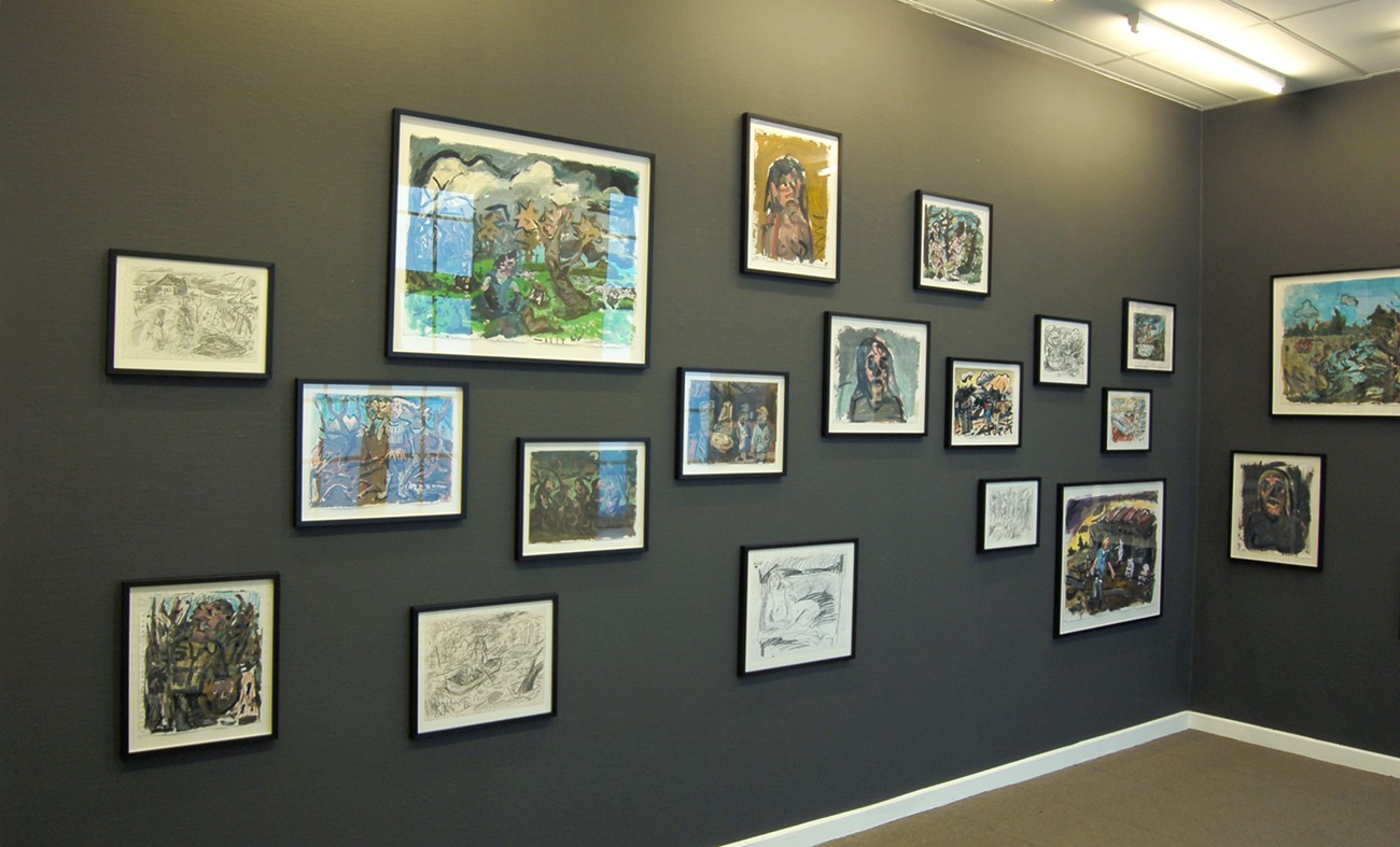 Dan Schein - Naked Pictures. Installation view