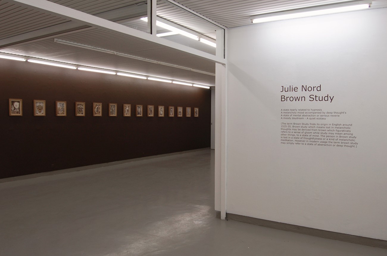 Julie Nord - Brown Study. Installation view