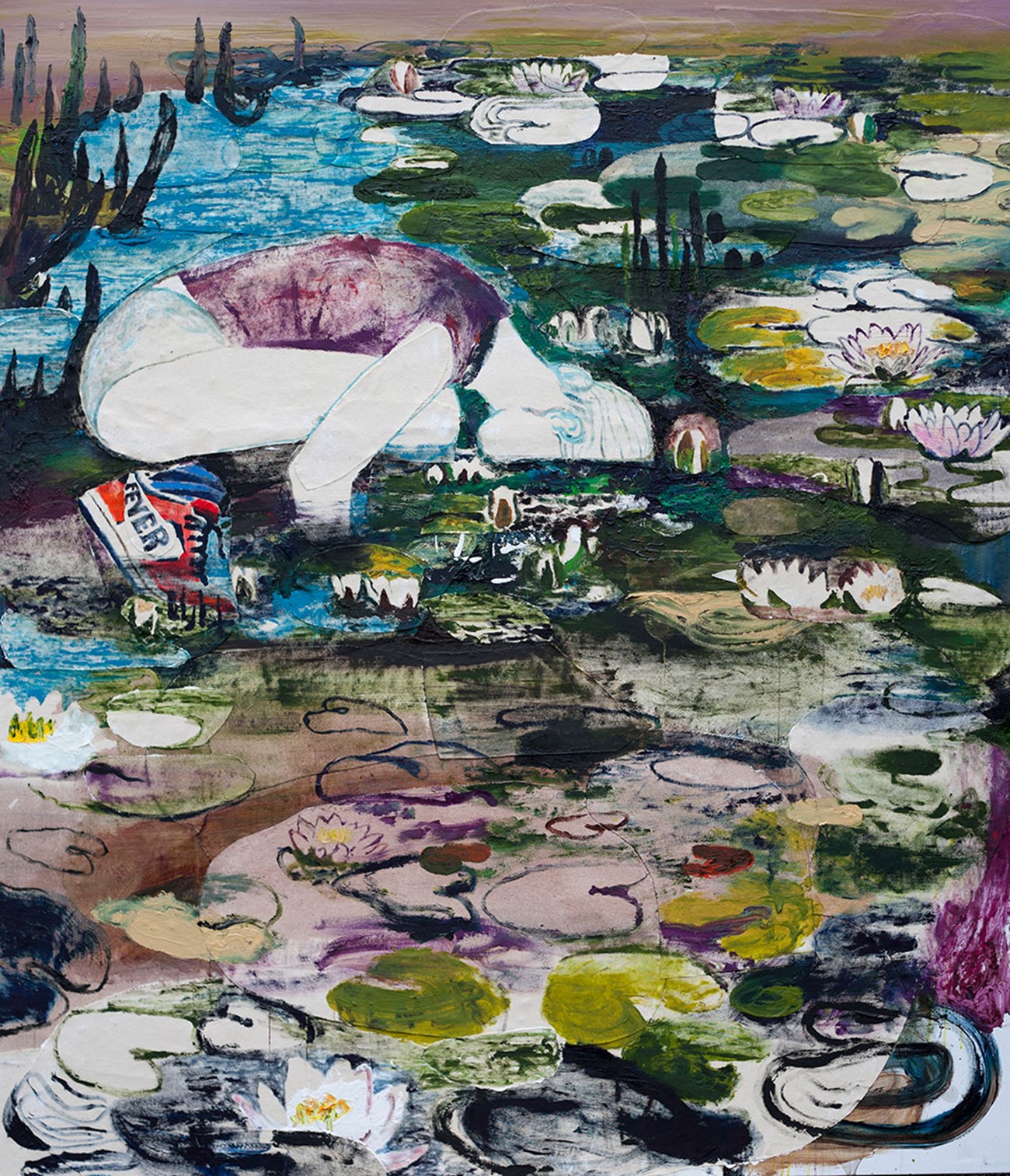Mie Mørkeberg: Untitled (3), 2017, Oil and acrylics on canvas, 160 x 140 cm