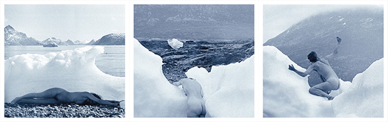 Kirsten Justesen ISBRUD / ICE BRIDE #I - #3, 1980 / 2022 Archival pigment print on Somerset paper 4/7