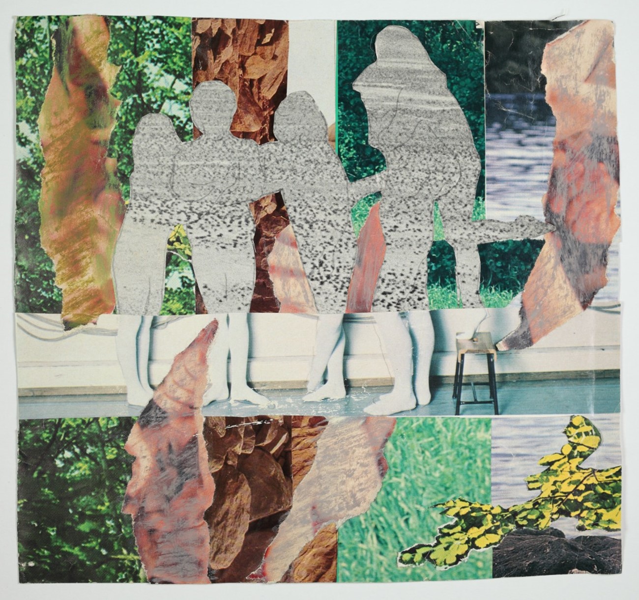 Bodil Marie Nielsen, Uden titel, 1962-64, collage, 25 x 25 cm (1)