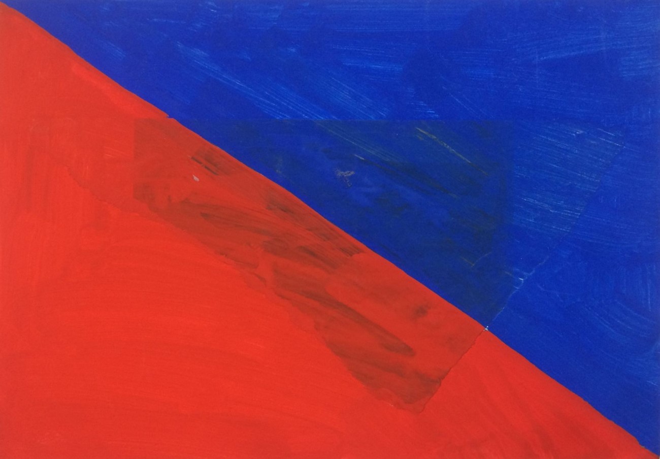 Albert Mertz: Gouache on paper, 20 x 29,5 cm
