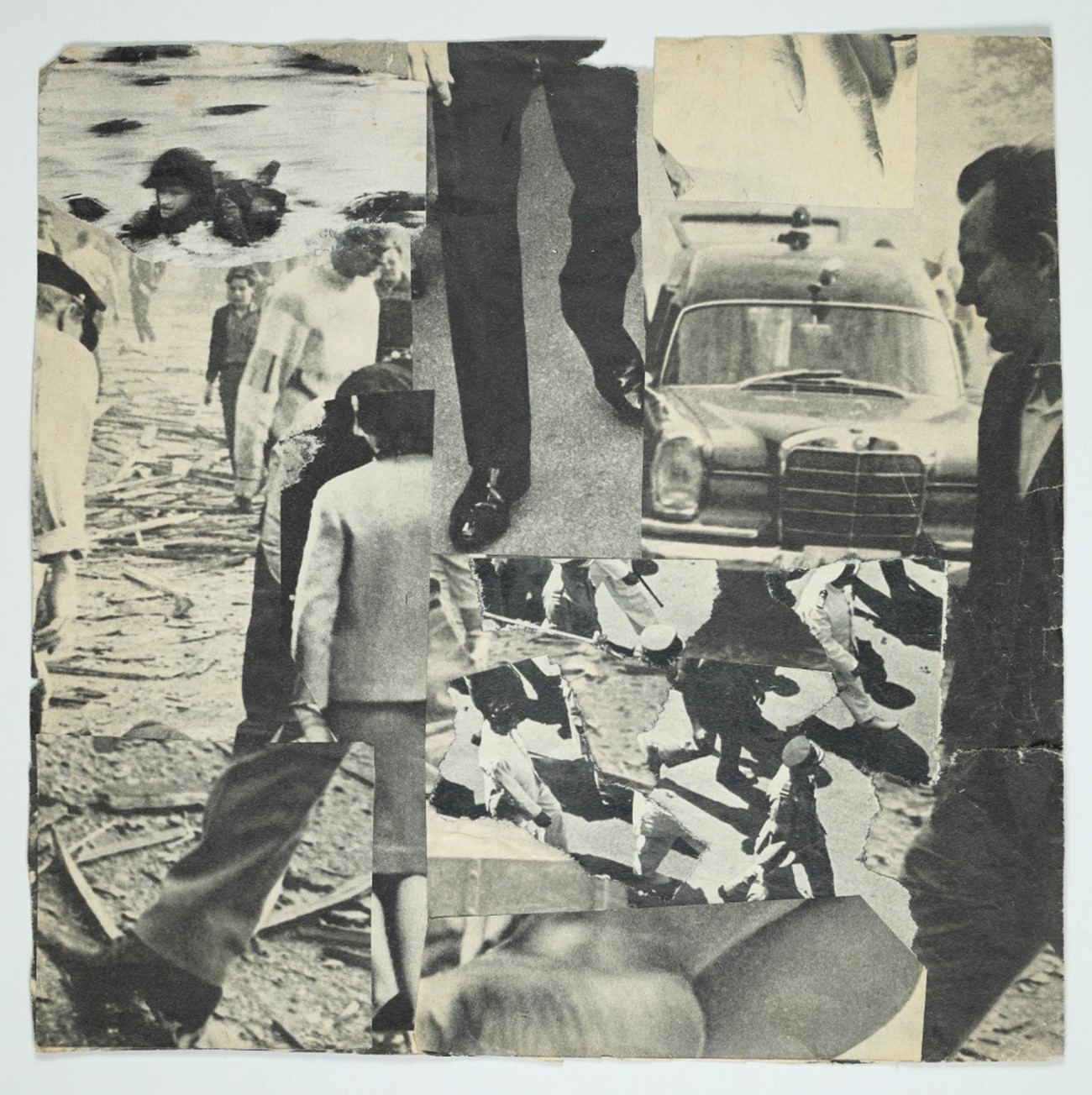 Bodil Marie Nielsen, Uden titel, 1962-64, collage, 25 x 25 cm (3)