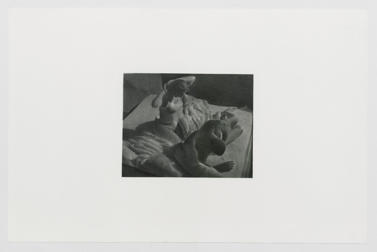 Andreas Albrectsen: Untitled (2018-03-05. 10.10.33 AM), 2018, Carbon, Graphite on cotton paper, 36 x 55 cm