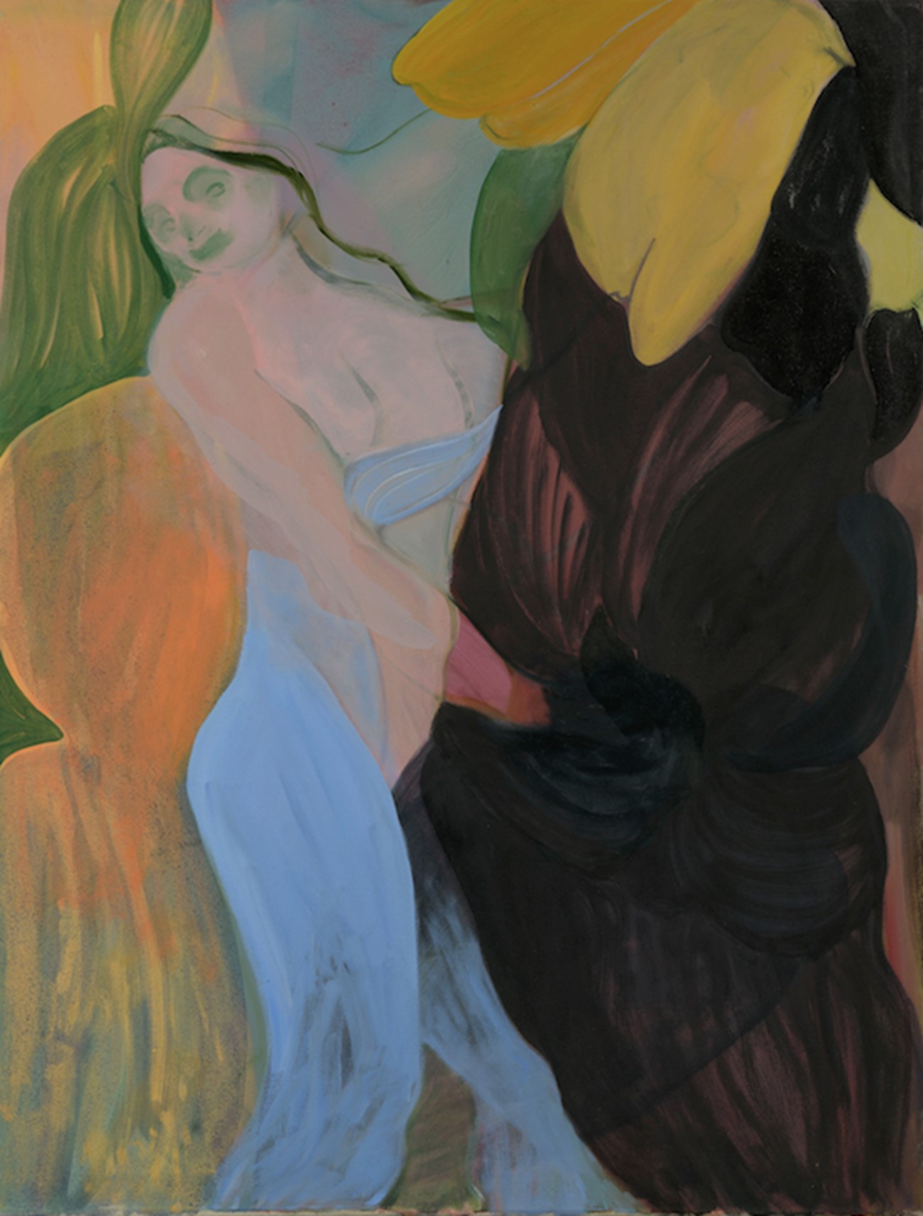 Anna Ilsley: Twitchy, 2019, Oil on canvas, 130 x 100 cm