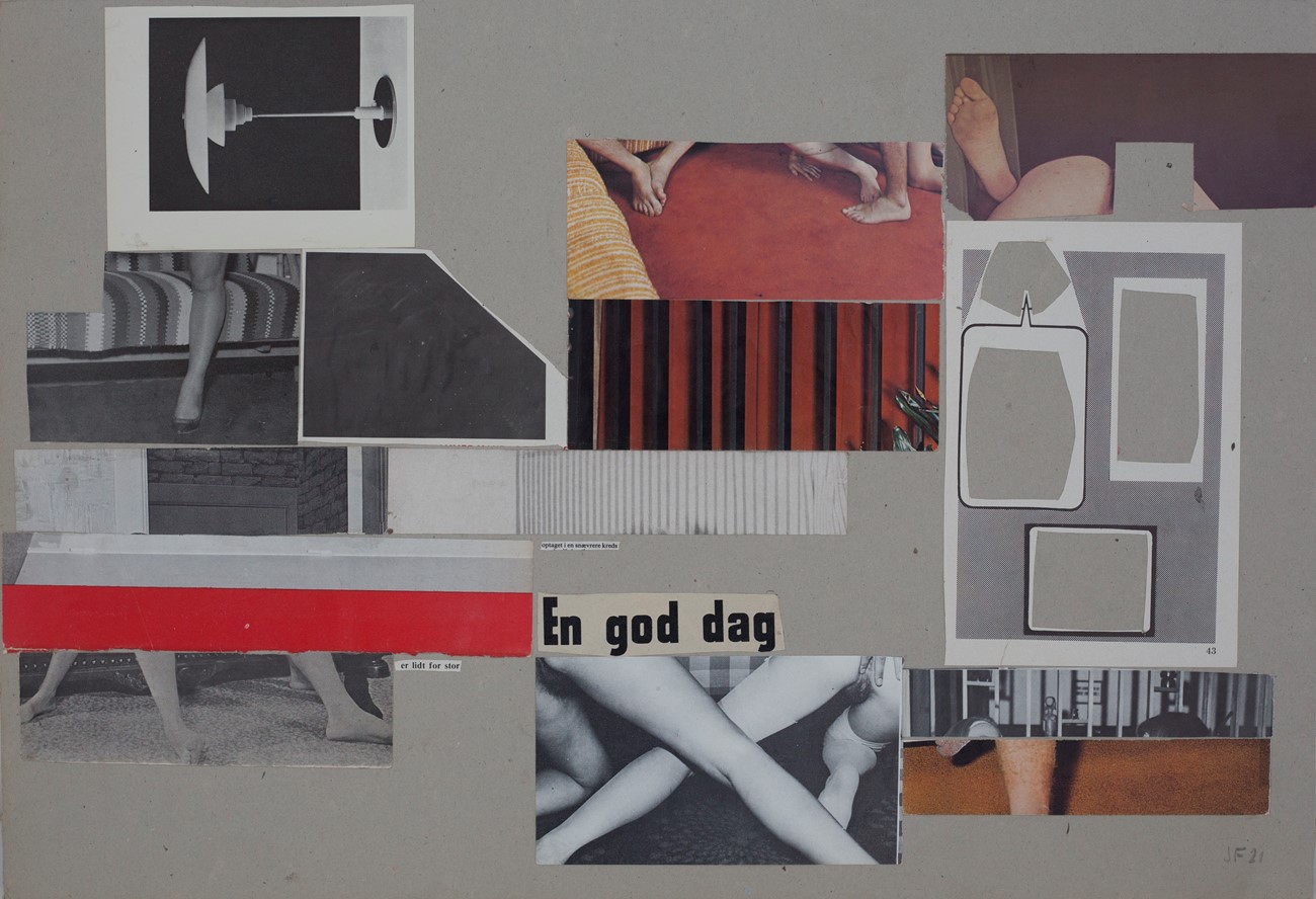 Jesper Fabricius: En god dag, 2021, collage, 35h x 51w cm