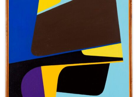 Ib Geertsen: Komposition, 1956, olie på lærred, 105 x 80 cm