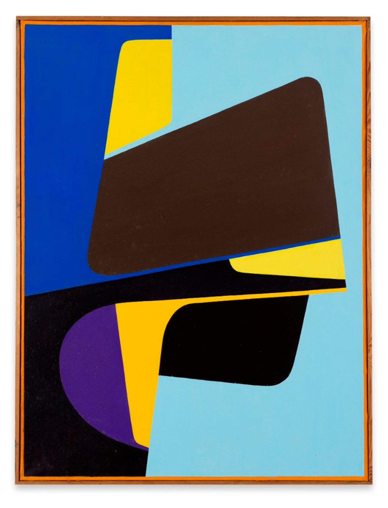 Ib Geertsen: Komposition, 1956, olie på lærred, 105 x 80 cm