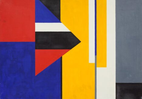 Gunnar Aagaard Andersen: UDEN TITEL, 1951, olie på lærred, 46h x 61w cm