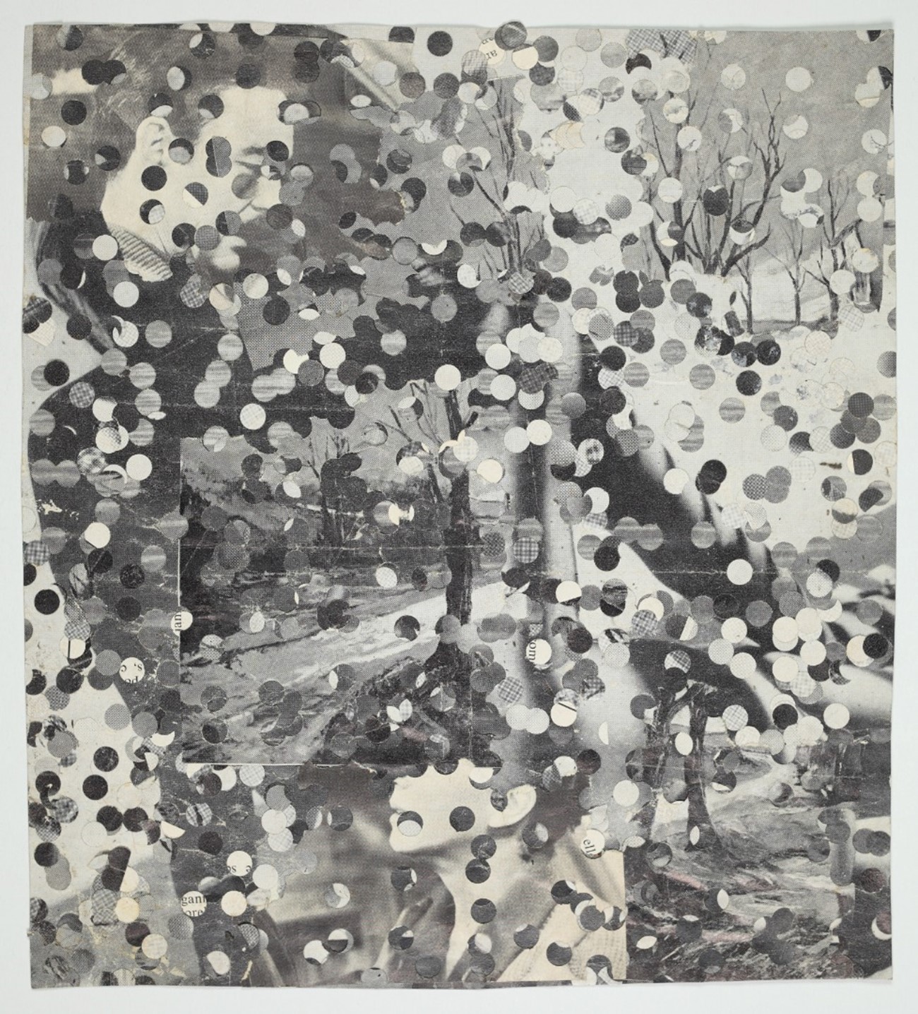 Bodil Marie Nielsen, Uden titel, 1962-64, collage, 25 x 25 cm (5)