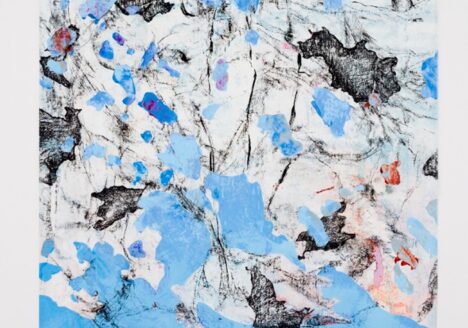 Eternal empire, 2024, Cold wax and oil on canvas, 150 x 130 cm