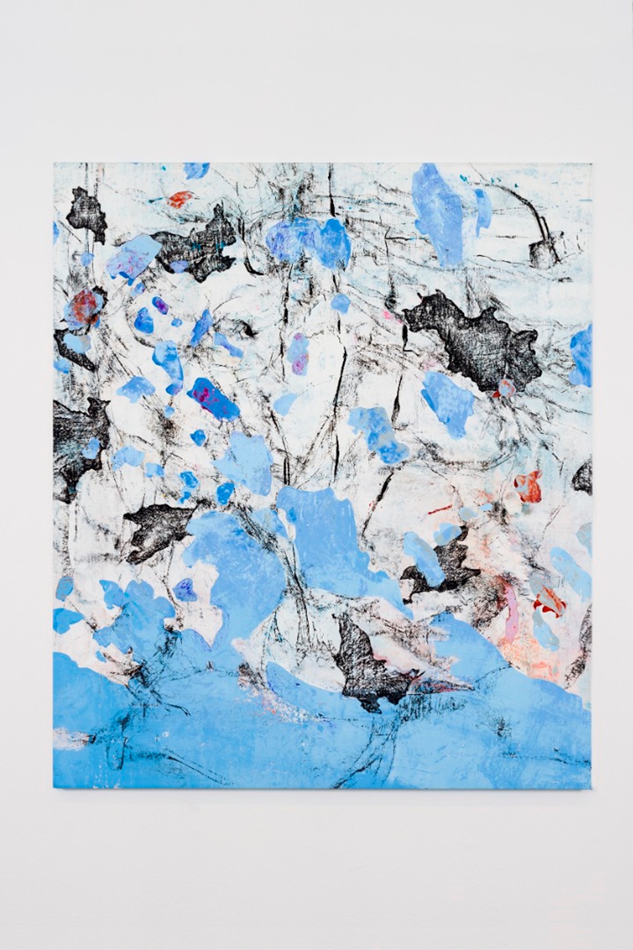 Eternal empire, 2024, Cold wax and oil on canvas, 150 x 130 cm