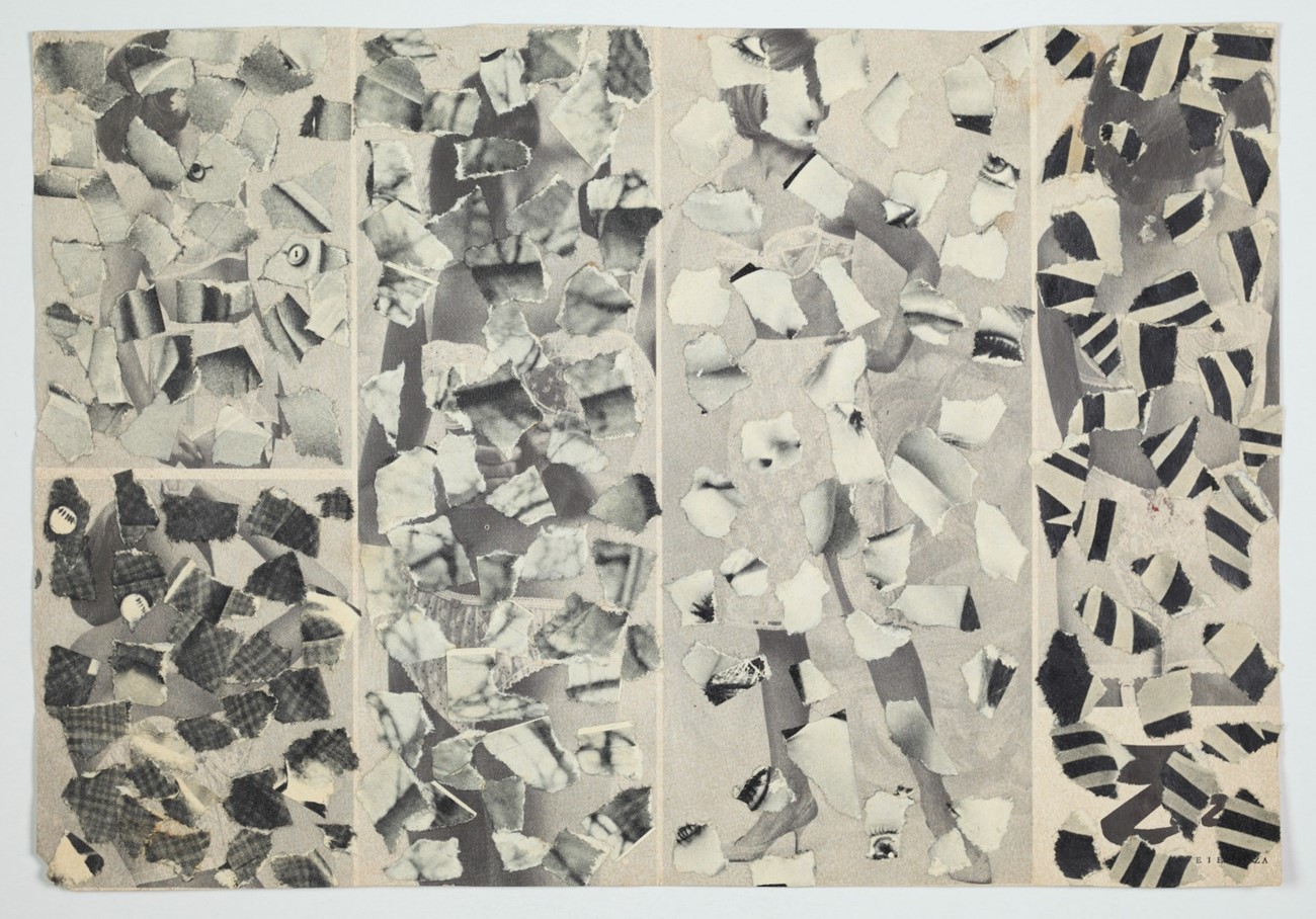 Bodil Marie Nielsen, Uden titel, 1962-64, collage, 25 x 25 cm (6)