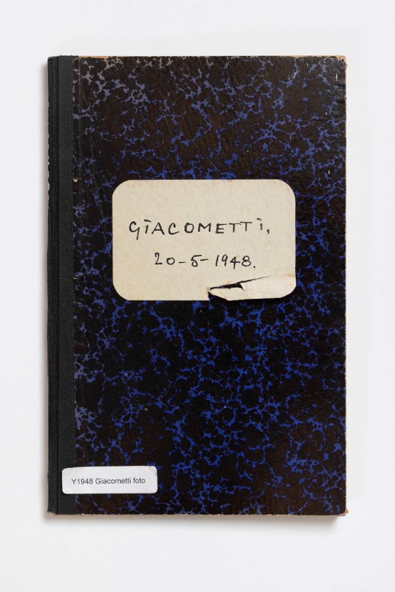 Et besøg hos Giacometti 20-5-1948 – i 23 fotografier af R. Winther, 1948 Bog 24 x 18 cm