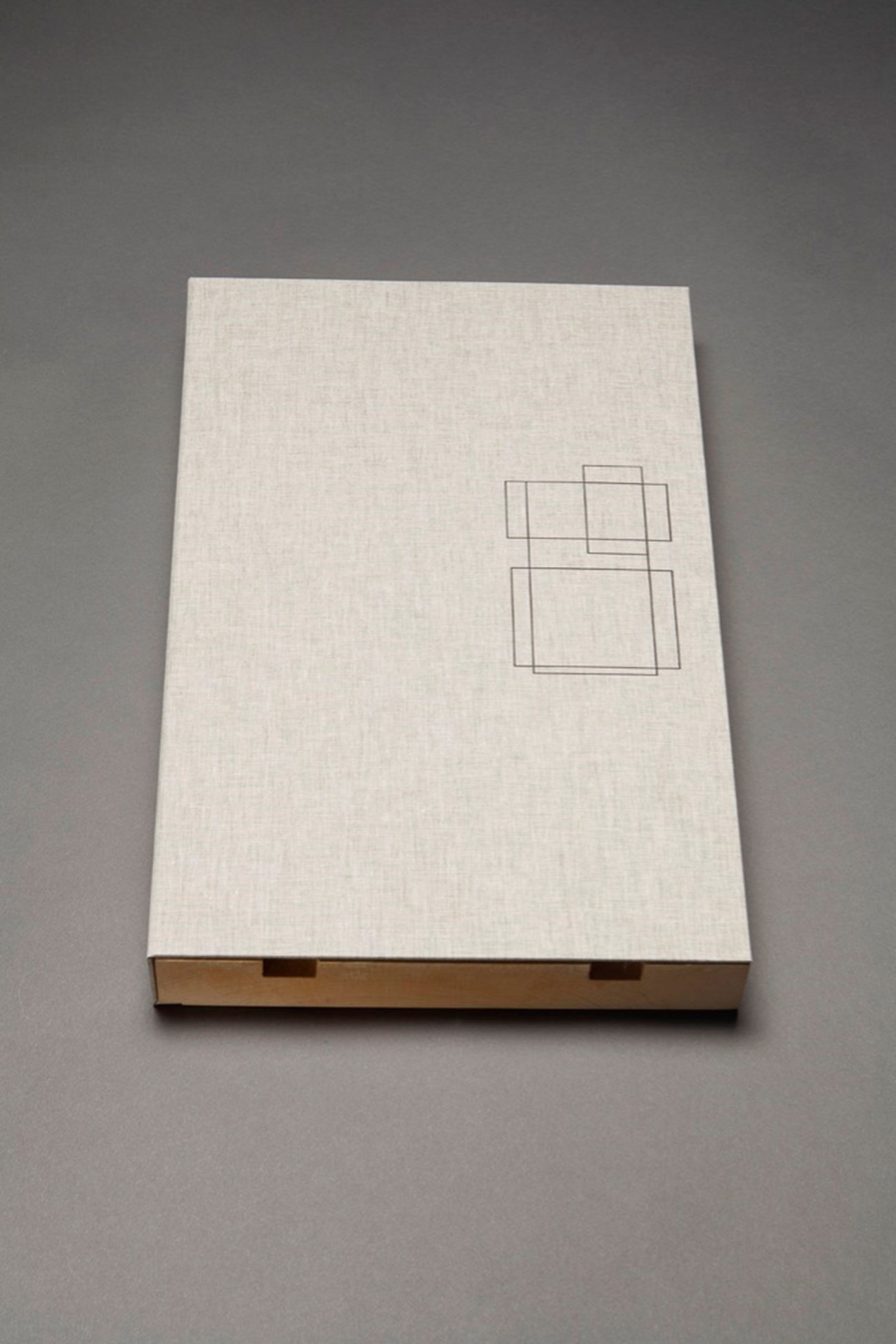 Thorsten Dennerline & Susan Sgorbati: Four Emergent Forms: Visual Improvisation, 2017, Woodcut, letterpress, stone and plate lithography, CNC milled wooden box. Edition of 30