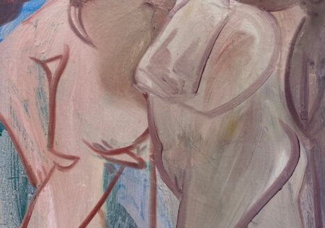 Anna Ilsley, A sweet marriage, 2022, oil on canvas, 40 x 30