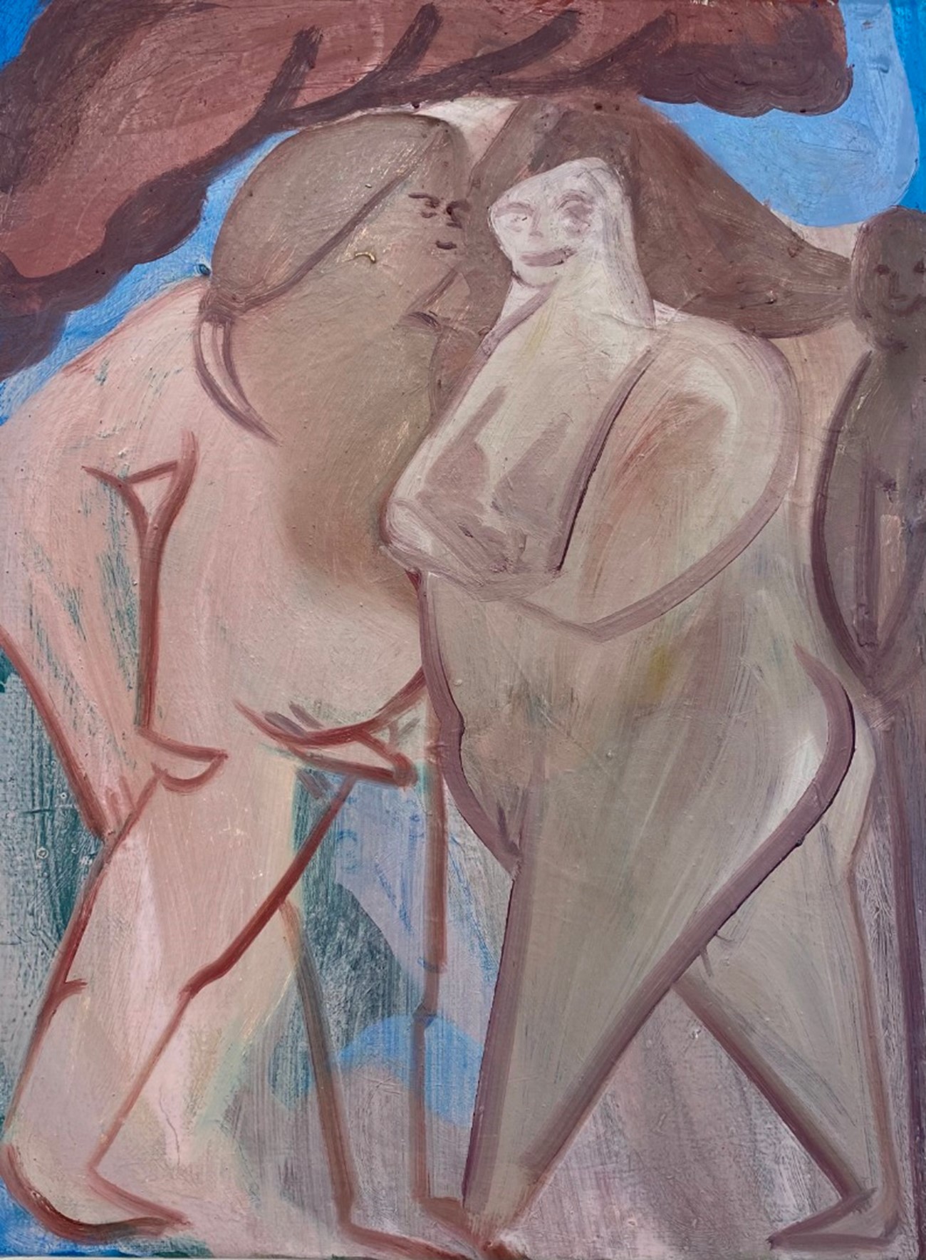 Anna Ilsley, A sweet marriage, 2022, oil on canvas, 40 x 30