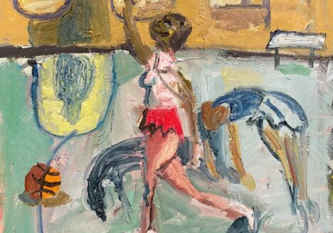 Dancer Sequence, 2021, oil on canvas, 40 x 50 cm