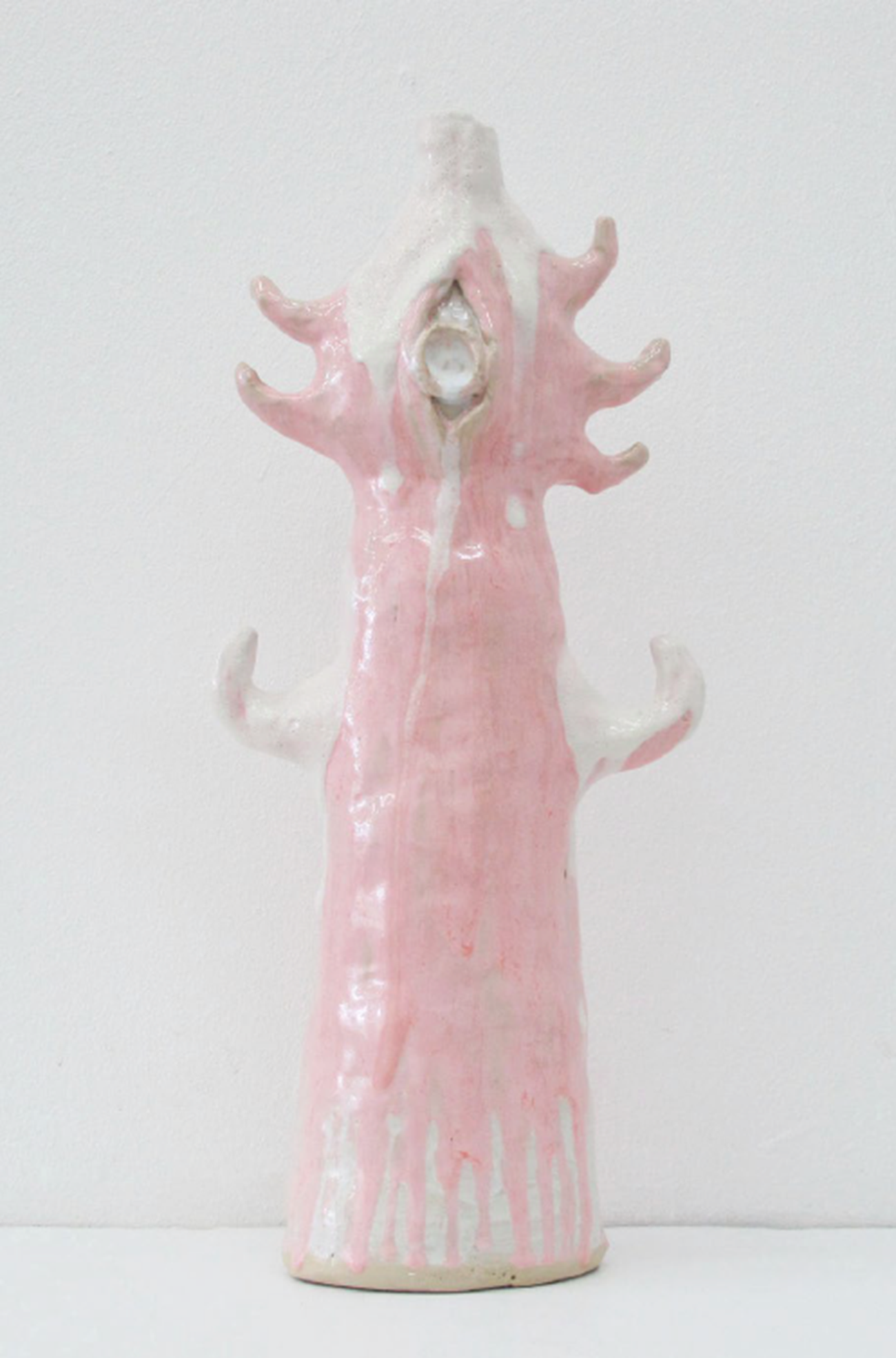 Klara Lilja: The One (Rose), 2018, White clay, glaze (stoneware), 50 x 24 x 15 cm