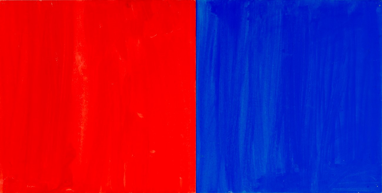 Albert Mertz: Untitled, Undated Gouache on paper, 32 x 62,6 cm